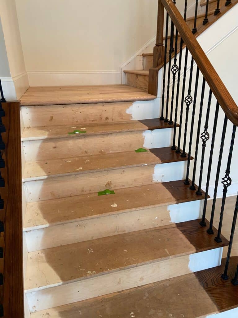 Refinishing Hardwood Stairs – Before & After Stair Remodel Ideas